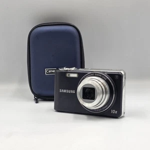 Samsung PL221 16MP Digital Camera Black 10x Zoom Tested And Working  - Picture 1 of 16