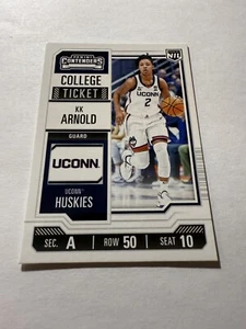 2024-25 Panini NIL UConn Collegiate KK Arnold #2 College Ticket - Bild 1 von 3