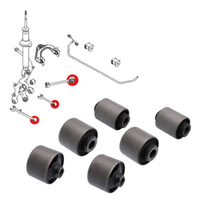 silentblocs pour 6 bras arrières, pour Chevrolet Epica V200/V250 - Photo 1/4