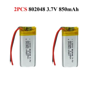 2 Stück 802048 850mAh 3,7 V Akku für Zeigestift Aufnahmestift - Bild 1 von 6