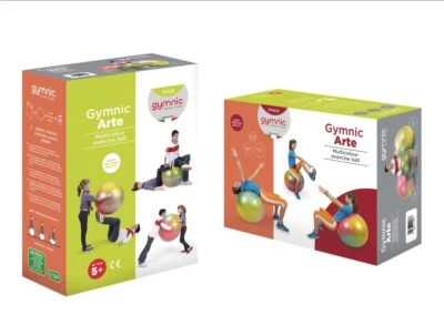 Gymnastikball Gymnic Arte Ball 65 Cm Fitnessball BUNT made In Italy