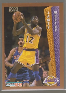 1992-93 Fleer #114: James Worthy - Picture 1 of 1