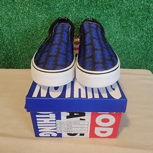 Superrradical Blue Cross Slip on Shoes Men's Size 8-8.5(EUR 41) New in Box - Picture 1 of 10