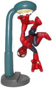 Marvel Super Hero Squad SPIDER-MAN hanging upside down lamp post light series 16 - Picture 1 of 3