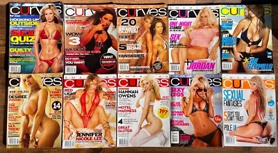 AMERICAN CURVES Magazine bikini lingerie fitness models 2005 - 2010 You Choose - Image 1 of 2