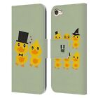 Head Case Designs Kawaii Duck Leather Book Case For Apple Ipod Touch Mp3
