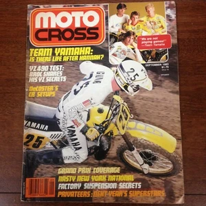 REVISTA DE MOTOCROSS SEPTIEMBRE 1983 125cc/250cc NATIONALS BROC GLOVER VINTAGE  - Imagen 1 de 12
