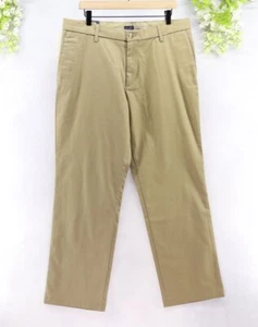 Dockers Men's Flex Comfort Waist Band Flat Front Straight Leg Khaki 36X30 New - Picture 1 of 8