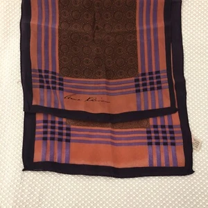 Vintage Silk & Rayon Scarf Anne Klein Long 11.5” X 48” Designer Made in Japan - Picture 1 of 5