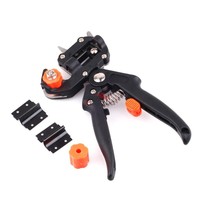 Professional Nursery Grafting Cutting Tool Pruner Knife & 2 Extra Blades Black