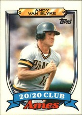 1989 Topps Ames 20/20 Club Pittsburgh Pirates Baseball Card #30 Andy Van Slyke