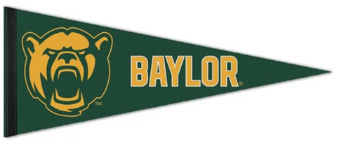 BAYLOR BEARS Official NCAA Sports Team Premium Felt Collectors PENNANT Cover