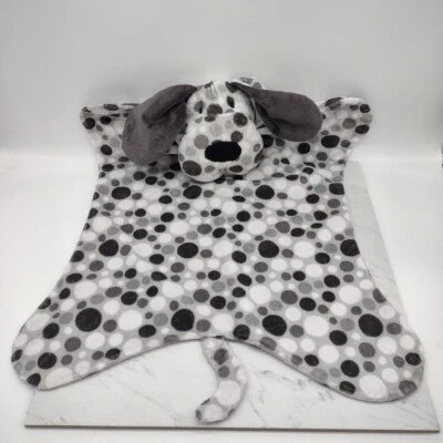 Плюшевый щенок собака милый гибкий серый белый черный горошек мягкая игрушка без ярлыка - Изображение 1 из 4