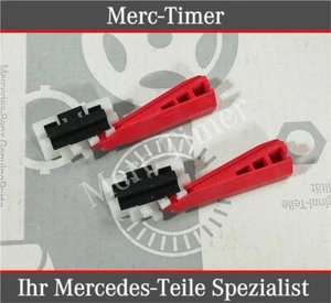2x Original Befestigung Clips Mercedes W124 Dachleisten Klammer Hintere Clips - Bild 1 von 6