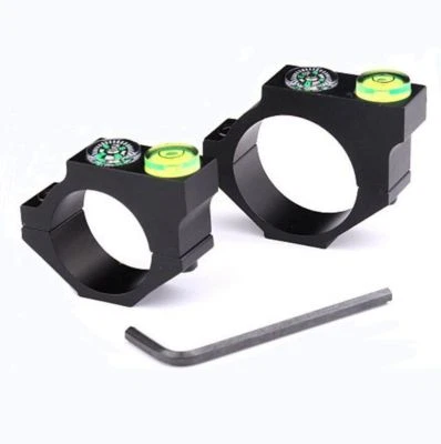 Tactical Bubble Level Mounts 25.4/30mm Ring Rifle Scope Level with Compass - Image 1 of 4