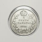 1918 Canadian Five Cent Silver Dime Coin 9.25 Silver