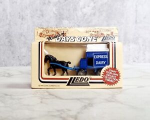 Days Gone Horse Drawn Milk Float Express Dairy Figures Lledo Die-cast Model 