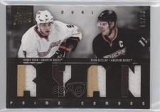 2011-12 Panini Prime Combos Dual Materials /50 Bobby Ryan Getzlaf #1