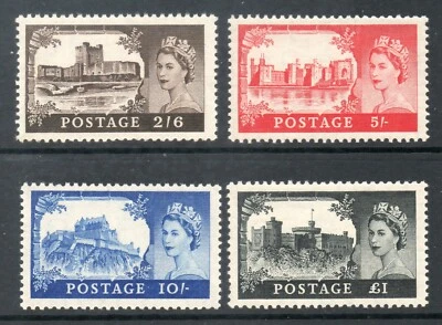 GB SG 536 - 539 1955 Waterlow High Value set Fine unmounted mint CAT £250  MNH 4 - Image 1 of 2