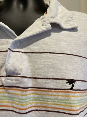 Vintage Local Motion Shirt Mens Lg Shirt Striped Surf Soft Cotton. 1980’s - Image 1 of 4