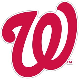 Washington Nationals MLB Baseball Vinyl Bumper Window Sticker Decal 4.5"X5" - Picture 1 of 1