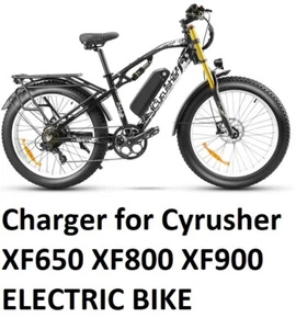 🔥Adaptateur 3A Chargeur Batterie pour Cyrusher XF650 XF800 XF900 Vélo Électrique - Photo 1/5