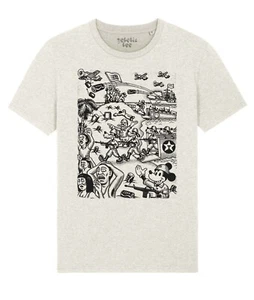 Maglietta Politica Antimperialista Stop War American Liberator Parody T-Shirt - Picture 1 of 2