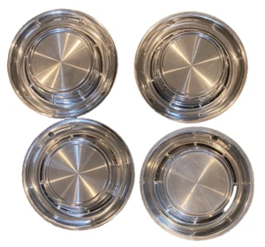 1957 Pontiac Hubcap Rim Wheel Cover 14" Chieftain Star Chief Safari Set Of 4 OEM - Picture 1 of 5