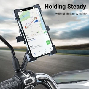 Bicycle Motorcycle Phone Handlebar Holder Mobile Cycling for Rearview Mirror US - Picture 1 of 9