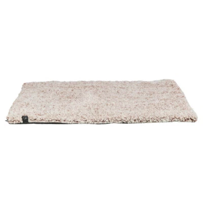 Trixie Liegematte Calida weiß-braun für Hunde, warm & hygienisch, rutschfest