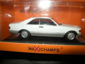 1:43 Maxichamps Mercedes-Benz 560 SEC 1986 W126 white/weiss in OVP