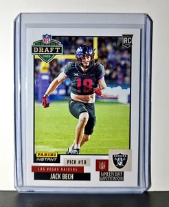 Jack Bech Rookie 2025 NFL Draft #35 Football Card Las Vegas Raiders 1 of 748 - Picture 1 of 2