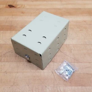 Emerson F29-0220 Thermostat Guard, Beige Metal With Keyed Lock - NEW - Picture 1 of 5