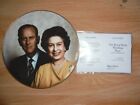 COALPORT PLATE THE ROYAL RUBY WEDDING PLATE WITH CERTIFICATE BRAND NEW