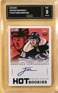 2013 SCORE - HOT ROOKIE SIGNATURES #746 - JONATHAN MARCHESSAULT - GMA 9 - MINT - Bild 1 von 2