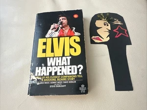 1977 Elvis What Happened paperback book Original Handmade Bookmark ballantine - Bild 1 von 8