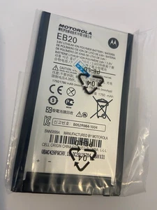 Motorola Razr XT910, XT912 3.8V 1750mAh Li-ION Po Original Battery SNN5899A EB20 - Picture 1 of 2
