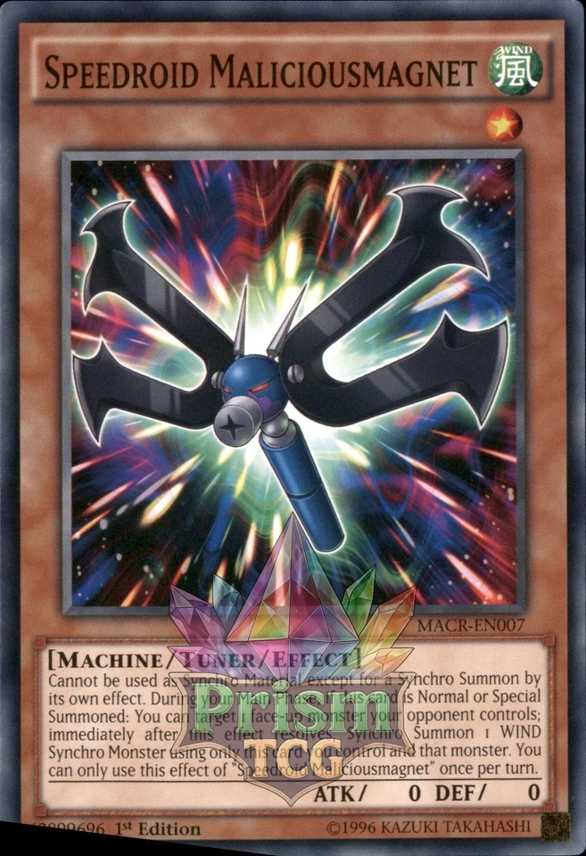 1st Ed Speedroid Maliciousmagnet MACR-EN007 Yugioh - Image 1 of 1
