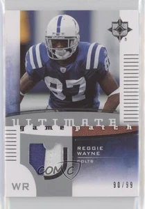 2007 Ultimate Collection Ultimate Game Patch /99 Reggie Wayne #UGP-RW Patch - Foto 1 di 3