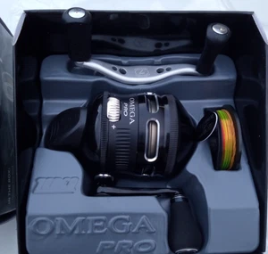 new in box ZEBCO OMEGA PRO 3 Z03PRO 3.4:1 W/10LB LINE 7 BEARING SPINCAST REEL - Picture 1 of 4