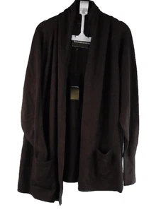 Comma Damen Cardigan Jacke offen dunkelbraun Gr.L - Bild 1 von 3