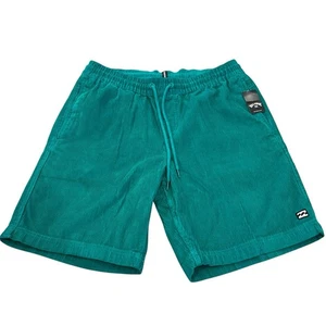 Pantalones Cortos de Pana Billabong Mike EW Para Hombre Grandes Verdes Relajados Cómodos Años 90 Grunge Nuevos con Etiquetas - Imagen 1 de 6
