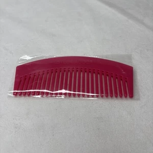 Estée Lauder 5.75 inch Pink Travel Purse Wide Tooth Hair Comb NEW - Picture 1 of 5