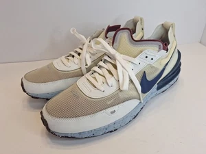 Nike Waffle One Crater USA Mens Size 13 White Athletic Shoes Sneakers DM2873-101 - Picture 1 of 22