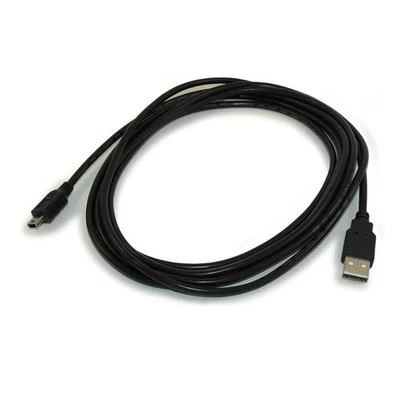 10ft USB 2.0 Certified 480Mbps Type A Male to Mini-B/5-Pin Male Cable - Image 1 of 3