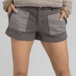Prana Women’s Shorts Size 2 Kittle  Iguana Cargo Hiking - Picture 1 of 7