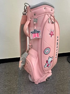 Callaway 2025 Edition CALLEY Wheel Caddie Bag 9" 5Way PU 10lb 21x128x36cm Pink - Bild 1 von 14