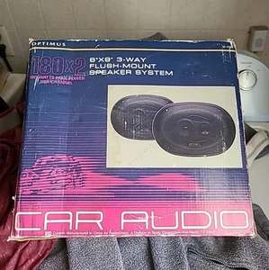 OPTIMUS 180 x 2 6" x 9" 3-Way Car Speaker System NEW IN BOX - Picture 1 of 3