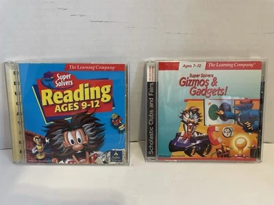 Lote de 2 Súper Solucionadores Lectura Edades 9-12 y Gadgets y Gadgets Foto 1 de 4