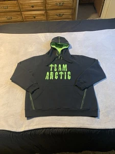 ArcticWear Arctic Cat Team Hoodie Sweatshirt Herren XL schwarz Snowmobile Racing - Bild 1 von 10